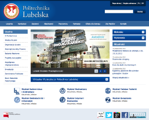 Projekt Strony WWW Politechniki Lubelskiej